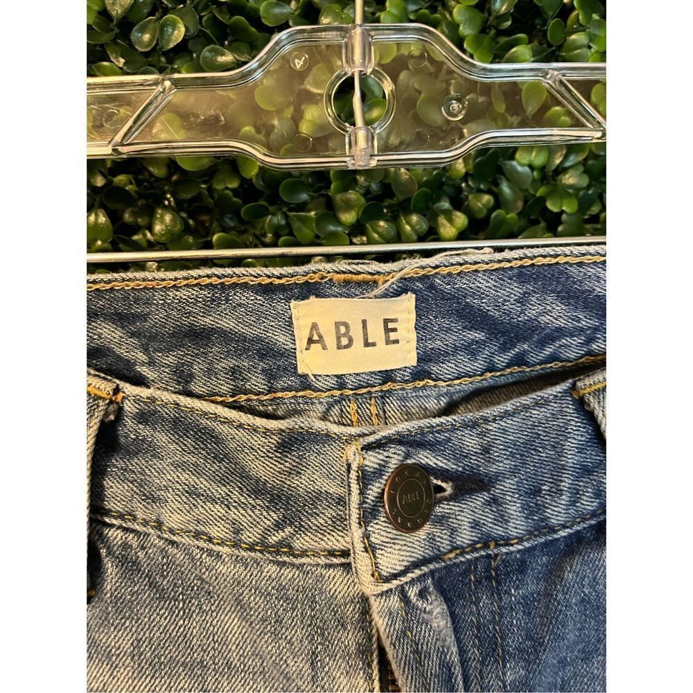 Able The Slouch Distressed Denim Jeans Size 24 - Picture 2 of 7